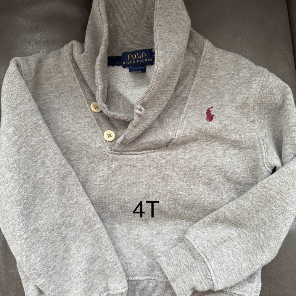 Polo by Ralph Lauren Gray toddler sweater